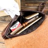 Wallet Retro Crazy Horse PU Leather Men's Handbag Large Capacity Casual Clip Bag Trend 