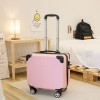 18 inch female luggage box with universal wheels and trolley box, password travel box, male suitcase 