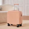 18 inch small multifunctional luggage box for women with universal wheels, lightweight mini boarding trolley, travel password box for 20 men 