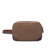 Casual Canvas Men's Handheld Bag Business Solid Color Handheld Bag Storage Key Wash Makeup Bag 