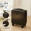 Small luggage box for women, small and lightweight 18 inch boarding trolley box for men, aluminum frame travel box 