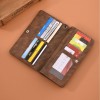 Men's Wallet Long, Large Capacity, Multi Card Position Retro Men's Bag, ID Bag, Multi functional Zero Wallet 