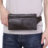 Leather waist bag multifunctional Messenger Bag Mini chest bag multi compartment change waist bag leather mobile phone waist bag certificate bag 