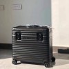 All aluminum magnesium alloy flip top photography box, captain's box, luggage, 18 inch boarding small trolley box, men's travel box 