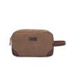 Casual Canvas Men's Handheld Bag Business Solid Color Handheld Bag Storage Key Wash Makeup Bag 