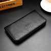 Zipper long wallet, casual trendy men's handbag, mobile phone zero wallet, small handbag 