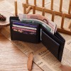 Men's wallet, cowhide short top layer zipper wallet, new leather wallet, change 