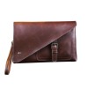 Wallet Retro Crazy Horse PU Leather Men's Handbag Large Capacity Casual Clip Bag Trend 