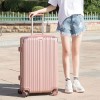 Trolley box, suitcase, travel box, universal wheel zipper, 20, sturdy, durable, password leather box, 24 inches, for both male and female students 