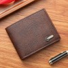 Men's Wallet Business Leisure Short Leather Wallet Wallet Stall Wallet Men's 