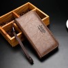 Zipper long wallet, casual trendy men's handbag, mobile phone zero wallet, small handbag 