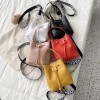 Stone patterned bucket shoulder bag with personalized print diagonal cross women's zero wallet 