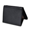 Men's Anti theft Brush Anti RFID Genuine Leather Men's Wallet Multi functional Men's Vertical Wallet 