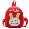 Children's backpack cartoon bunny canvas bag kindergarten children's backpack girl backpack 