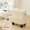 Small luggage box for women, small and lightweight 18 inch boarding trolley box for men, aluminum frame travel box 