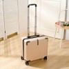 Small suitcase for women and men, 18 inch lightweight boarding password box, student travel trolley box, leather box 