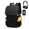 Campus male and female student backpacks, anti-theft, large capacity backpacks, men's bags, 15.6-inch computer bags 