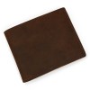 Retro genuine leather wallet, crazy horse leather men's short wallet, cowhide three fold wallet, multiple card slot leather wallet, zero wallet 