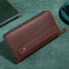 New Trendy Men's Handbag Crazy Horse Cowhide Phone Bag Multi functional Large Capacity Wallet Outdoor Leather Handbag 