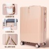Trolley box, suitcase, travel box, universal wheel zipper, 20, sturdy, durable, password leather box, 24 inches, for both male and female students 