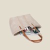Large capacity shoulder bag for women in summer, fashionable and minimalist commuting bag, feel portable tote bag 