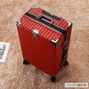 Durable and sturdy luggage, silent universal wheel travel box, aluminum frame trolley box, male and female college student password box 