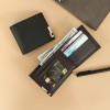 Men's Short Wallet Youth Men's Horizontal Multi slot Money Clip Trendy Card Bag 