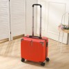 Password box, small 20 inch lightweight boarding suitcase, men's small suitcase, women's 18 inch travel leather suitcase 