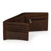 Retro genuine leather wallet, crazy horse leather men's short wallet, cowhide three fold wallet, multiple card slot leather wallet, zero wallet 