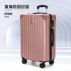 Trolley box, suitcase, travel box, universal wheel zipper, 20, sturdy, durable, password leather box, 24 inches, for both male and female students 