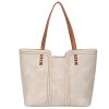 Large capacity shoulder bag for women in summer, fashionable and minimalist commuting bag, feel portable tote bag 