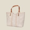 Large capacity shoulder bag for women in summer, fashionable and minimalist commuting bag, feel portable tote bag 