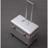 All aluminum magnesium alloy flip top photography box, captain's box, luggage, 18 inch boarding small trolley box, men's travel box 