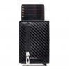 Wallet Credit Card Box Multi functional Metal Card Bag Men's Business Money Clip PU Card Clip 7-word Zipper 