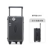 Password suitcase, female large capacity brake lever box, male 28 inch leather box, contrasting color travel box 