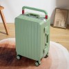 Luggage box with wide pull rod aluminum frame, 24 inch travel box, sturdy and durable for women, pull rod box, male universal wheel password box 