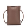 Vertical mobile phone bag for women, fashionable and minimalist small shoulder bag, mini diagonal cross small bag 