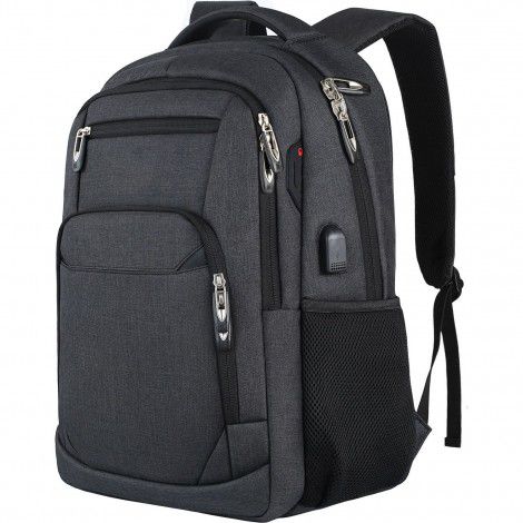 Computer backpack, men's backpack, large capacity, multifunctional travel laptop, business computer bag 