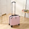 Small suitcase for women and men, 18 inch lightweight boarding password box, student travel trolley box, leather box 