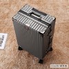 Durable and sturdy luggage, silent universal wheel travel box, aluminum frame trolley box, male and female college student password box 