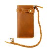 Retro Crazy Horse Leather Men's Wallet Genuine Leather Soft Long Cowhide Wallet Leather Clip 