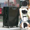 Trolley box, suitcase, travel box, universal wheel zipper, 20, sturdy, durable, password leather box, 24 inches, for both male and female students 