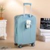 New style luggage for women, 20 inch small trolley box for students, lightweight and silent universal wheel boarding, travel password box for men 