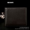 Genuine leather men's foreskin layer cowhide men's wallet short leather soft wallet clip 