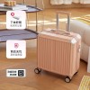 Small luggage box for women, small and lightweight 18 inch boarding trolley box for men, aluminum frame travel box 