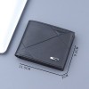 Wallet card bag integrated men's 30% discount wallet large capacity short wallet minimalist men's leather wallet wallet 