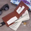 Men's Wallet Magnetic Buckle Wallet Zero Wallet Soft Face Litchi Pattern Wallet 