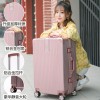 Trolley box, suitcase, travel box, universal wheel zipper, 20, sturdy, durable, password leather box, 24 inches, for both male and female students 