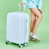 Trolley box, suitcase, travel box, universal wheel zipper, 20, sturdy, durable, password leather box, 24 inches, for both male and female students 