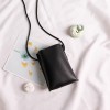 Vertical mobile phone bag for women, fashionable and minimalist small shoulder bag, mini diagonal cross small bag 